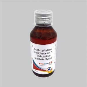 Acebrophylline 50mg + Guaiphenesin 50mg + Terbutaline 1.25mg Syrup